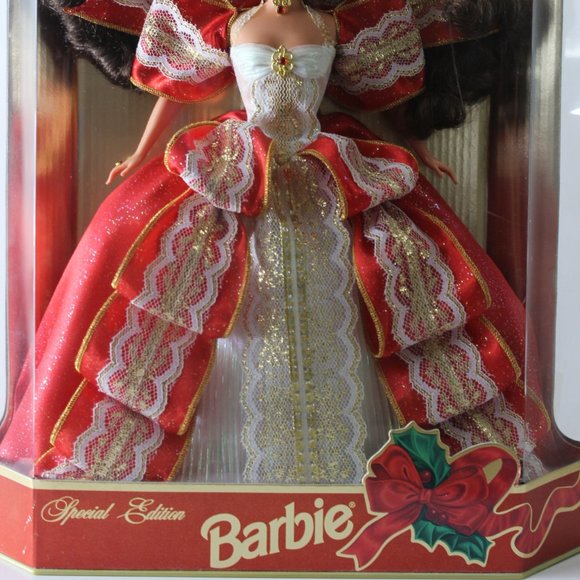 NWB 1997 Happy Holidays Special Edition Barbie - Picture 3 of 8